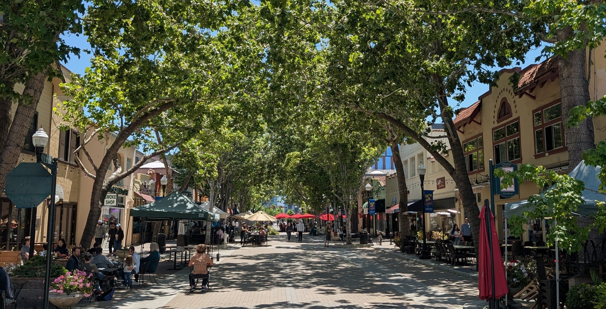Historic Murphy Avenue in downtown Sunnyvale